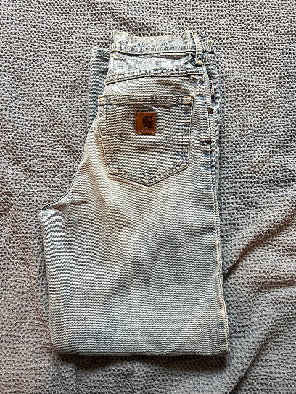 Carhartt Youth Light Blue Straight Denim Jeans